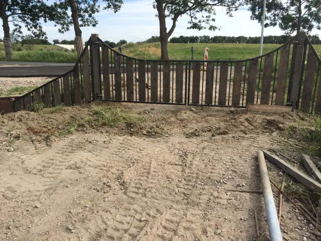 Stalen poort